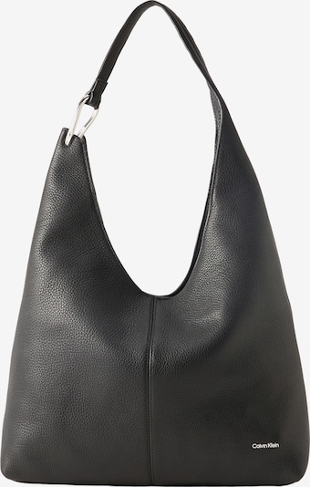 Calvin Klein Olkalaukku 'Asymmetric Slouch' koossa One Size värissä musta, Tuotenäkymä