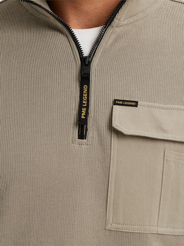 PME Legend Sweatshirt 'Pullover with half-zipper' i beige