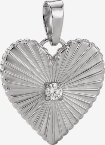 PURELEI - Colgante 'Shining Heart' en plata: frente