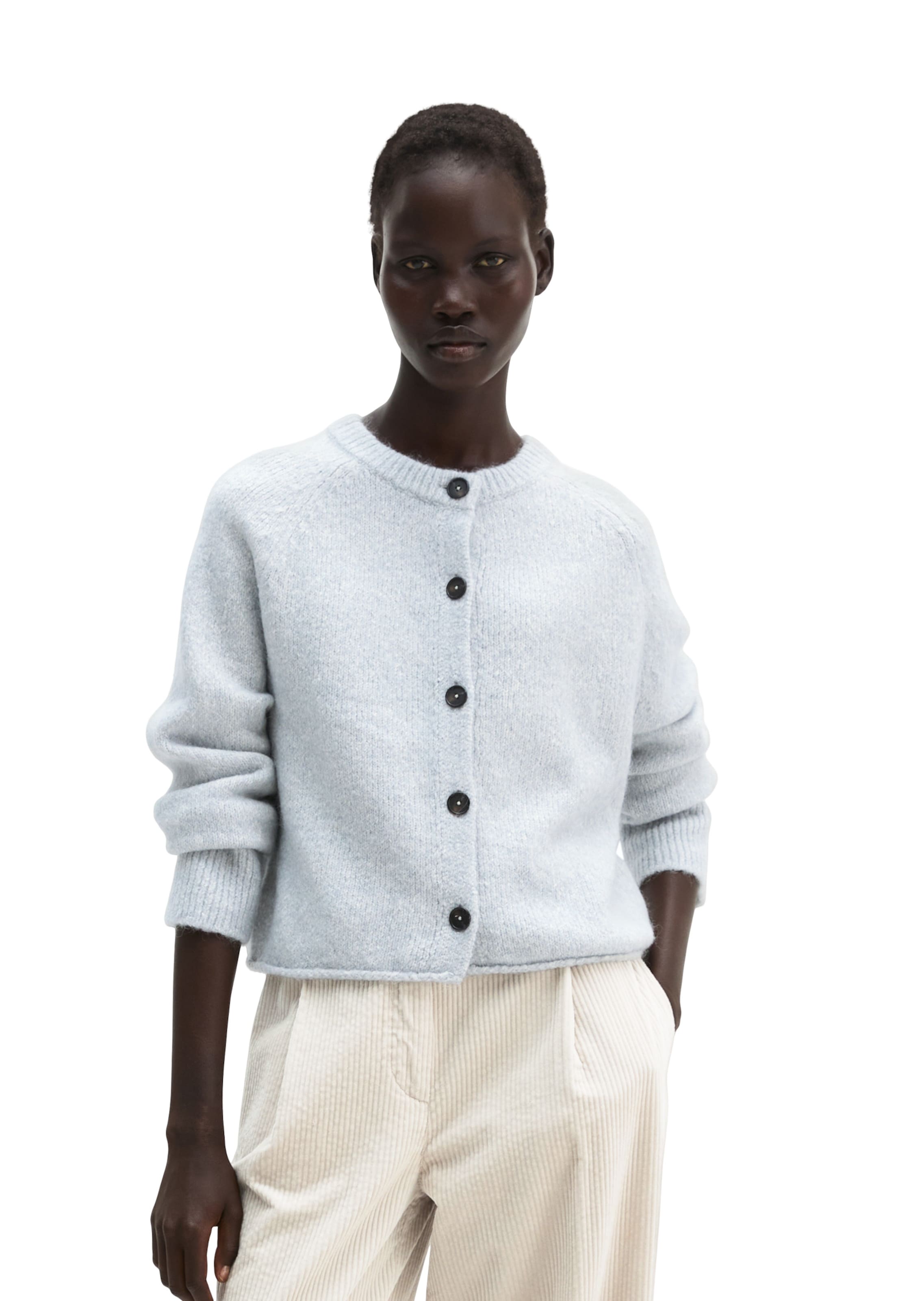 Marc O'Polo Strickjacke in Blau: Vorderseite