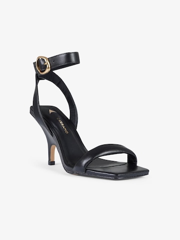 CARRANO Hochhackige Sandalen in Schwarz