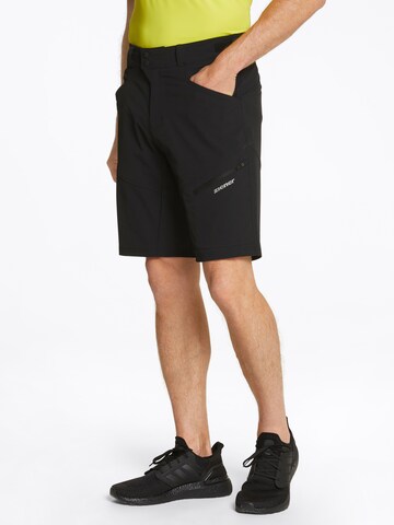 ZIENER Regular Workout Pants 'NELAT X' in Black