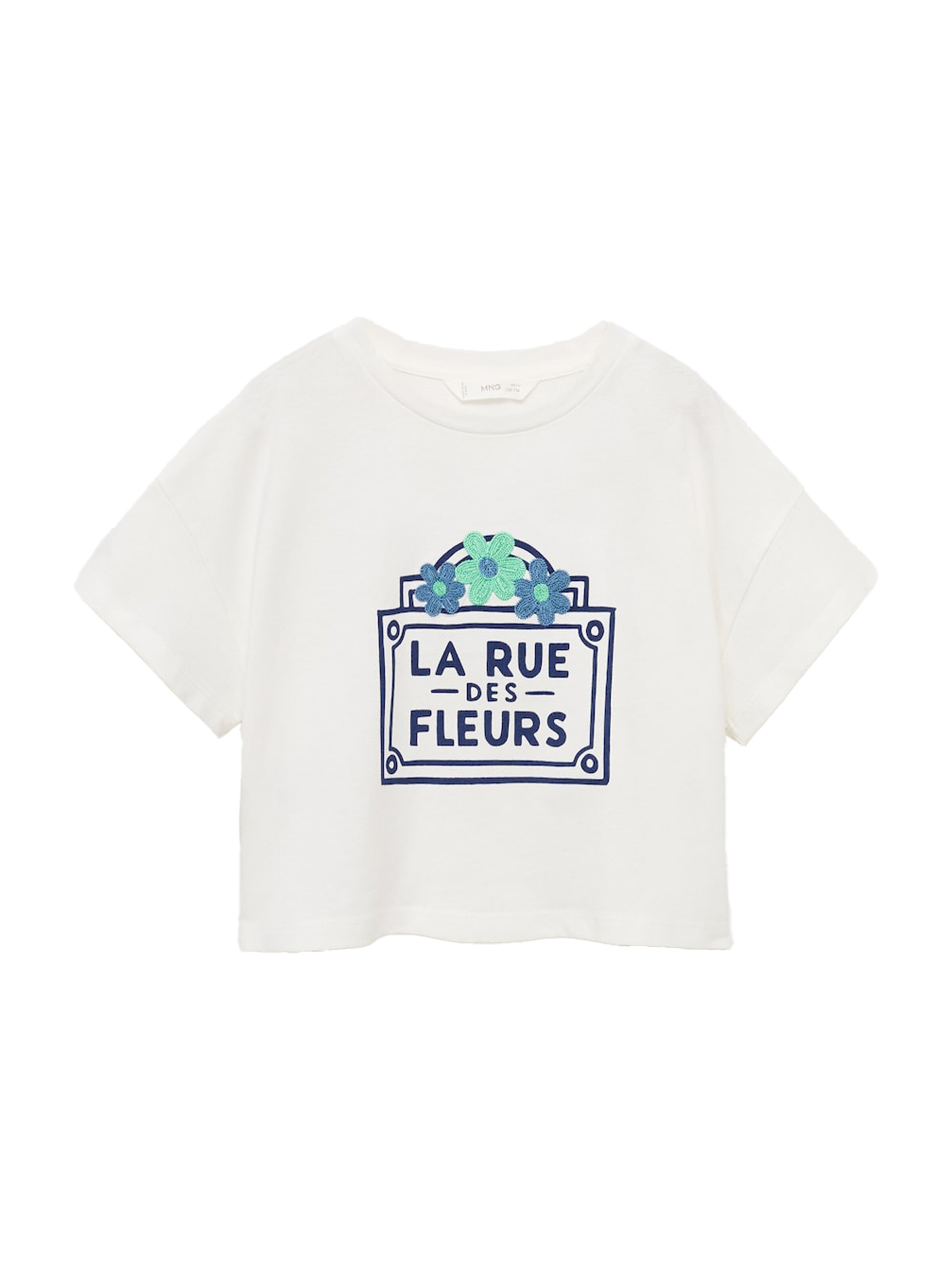 MANGO KIDS Bluser & t-shirts 'RUE' i hvid: forside
