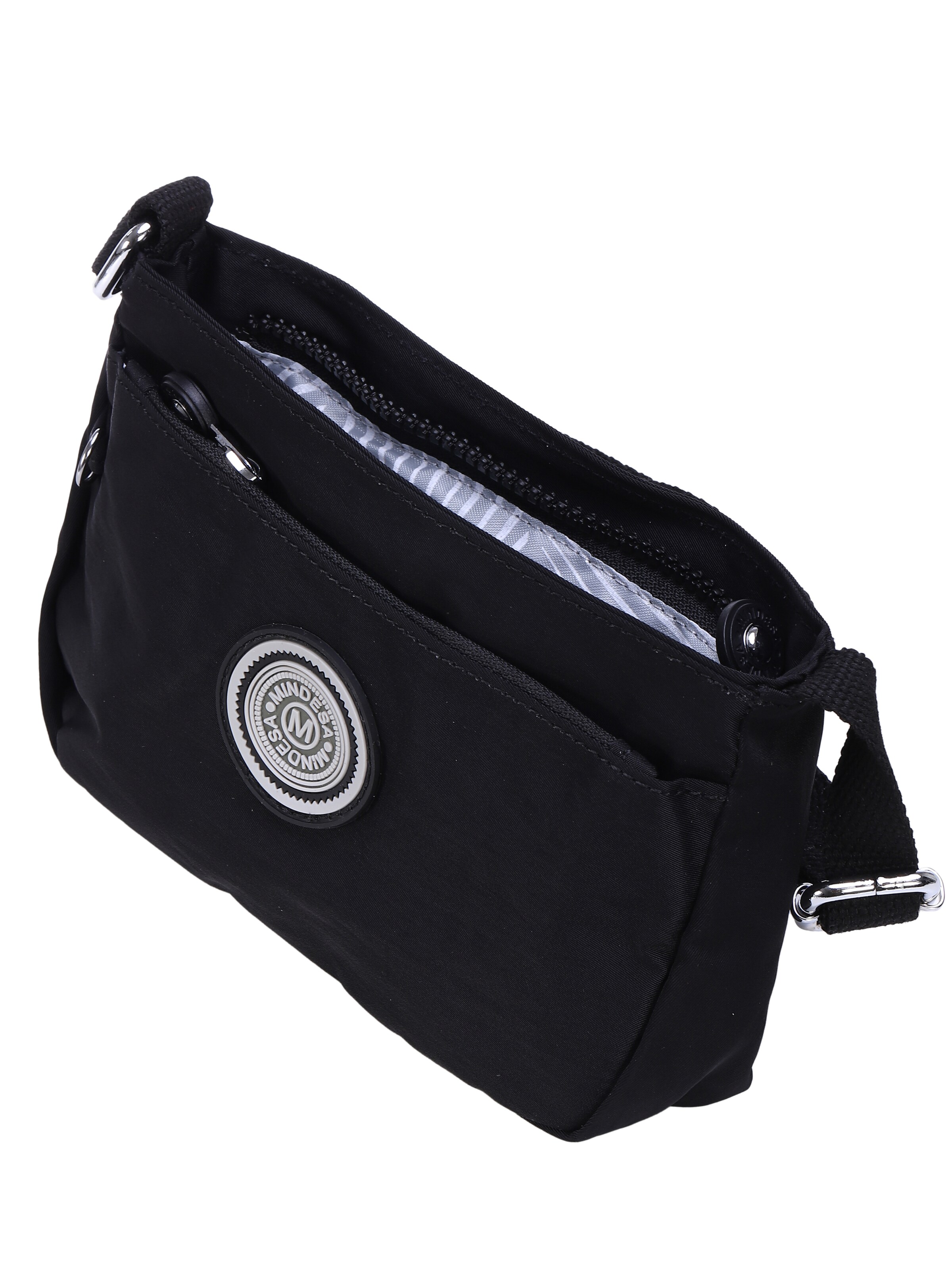 Mindesa Schoudertas in Zwart