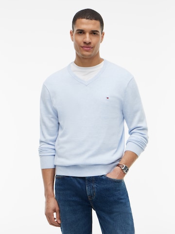 TOMMY HILFIGER Pullover 'ESSENTIAL' in Blau: Vorderseite