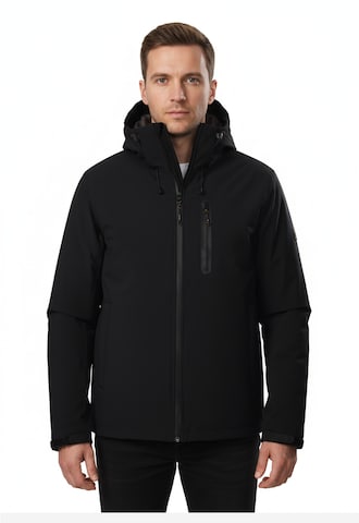 KILLTEC Outdoorjacke in Schwarz: Vorderseite