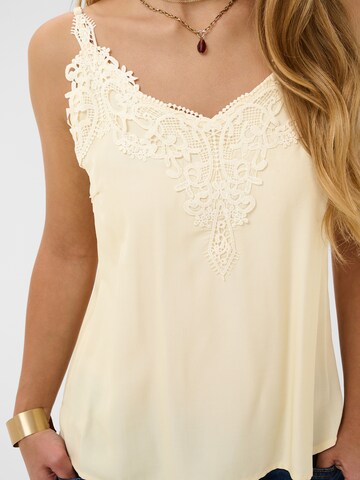 Cream Top 'CRAnna' in Beige