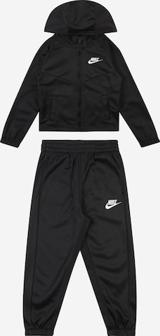 Nike Sportswear Φόρμα τρεξίματος σε μαύρο: μπροστά