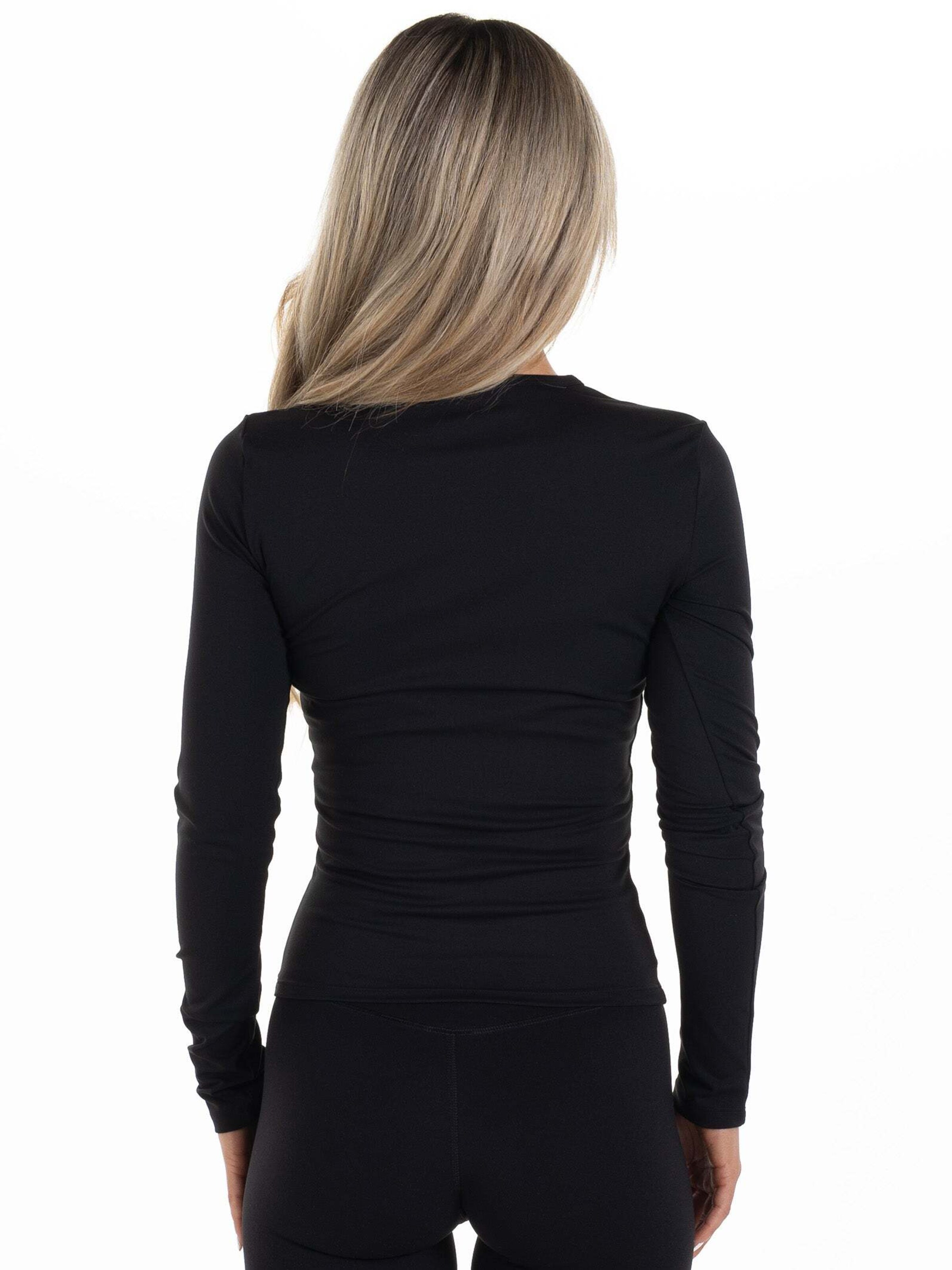 T-shirt fonctionnel 'Athleisure' Divina en noir