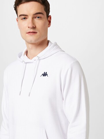 KAPPA - Sweatshirt de desporto 'VEND' em branco