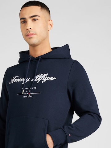 Bluză de molton de la TOMMY HILFIGER pe albastru