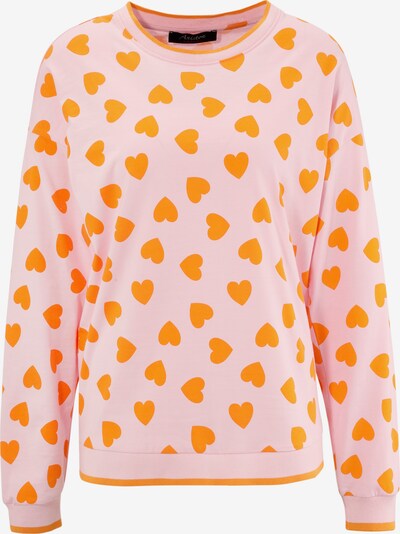 Aniston CASUAL Sweatshirt in hellorange / rosa, Produktansicht