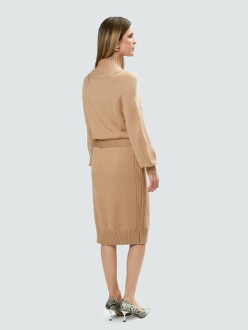 Influencer Knit dress in Beige