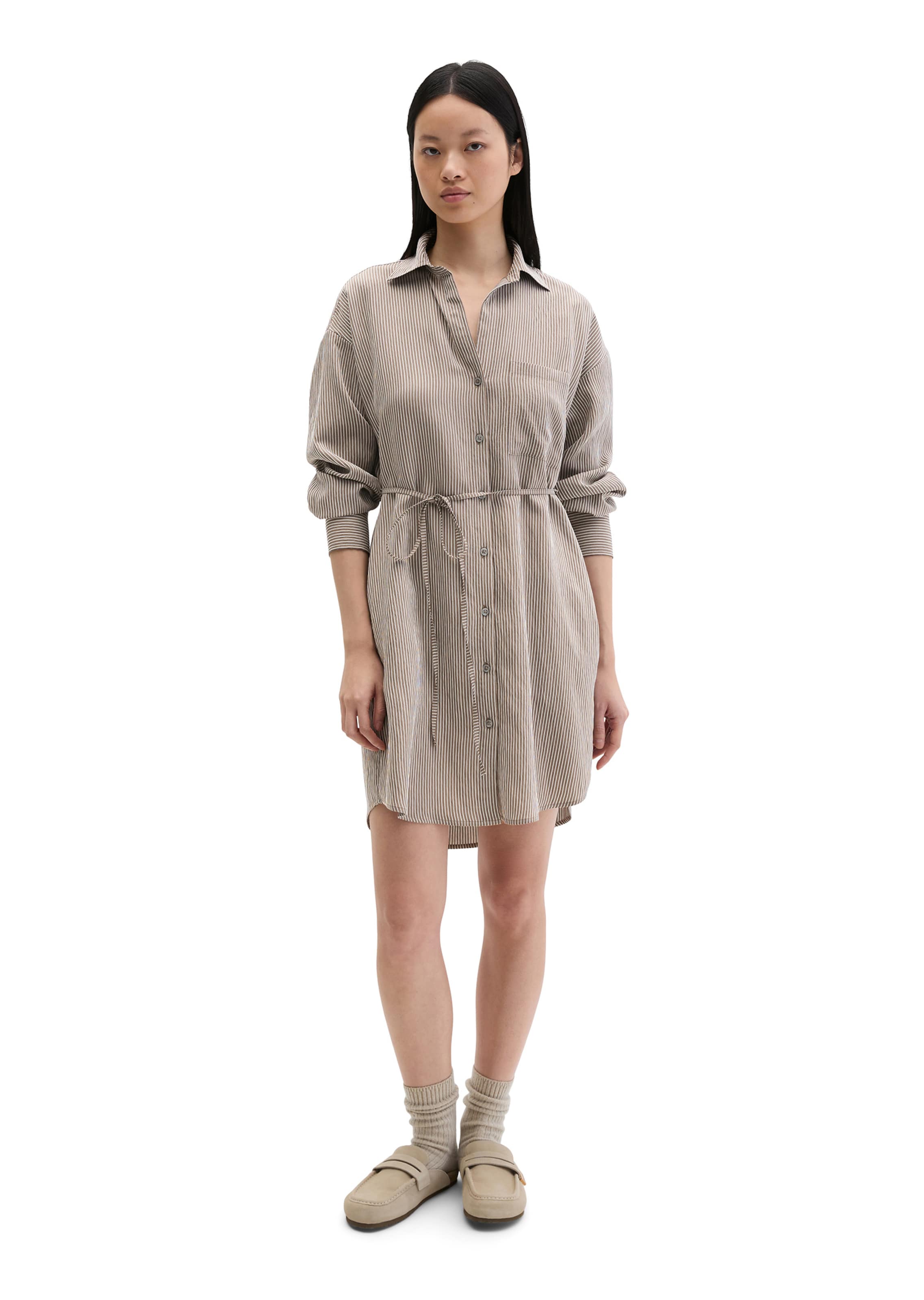Marc O'Polo Shirt dress in Brown