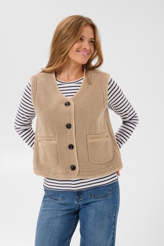 Kaffe - Chaleco en beige