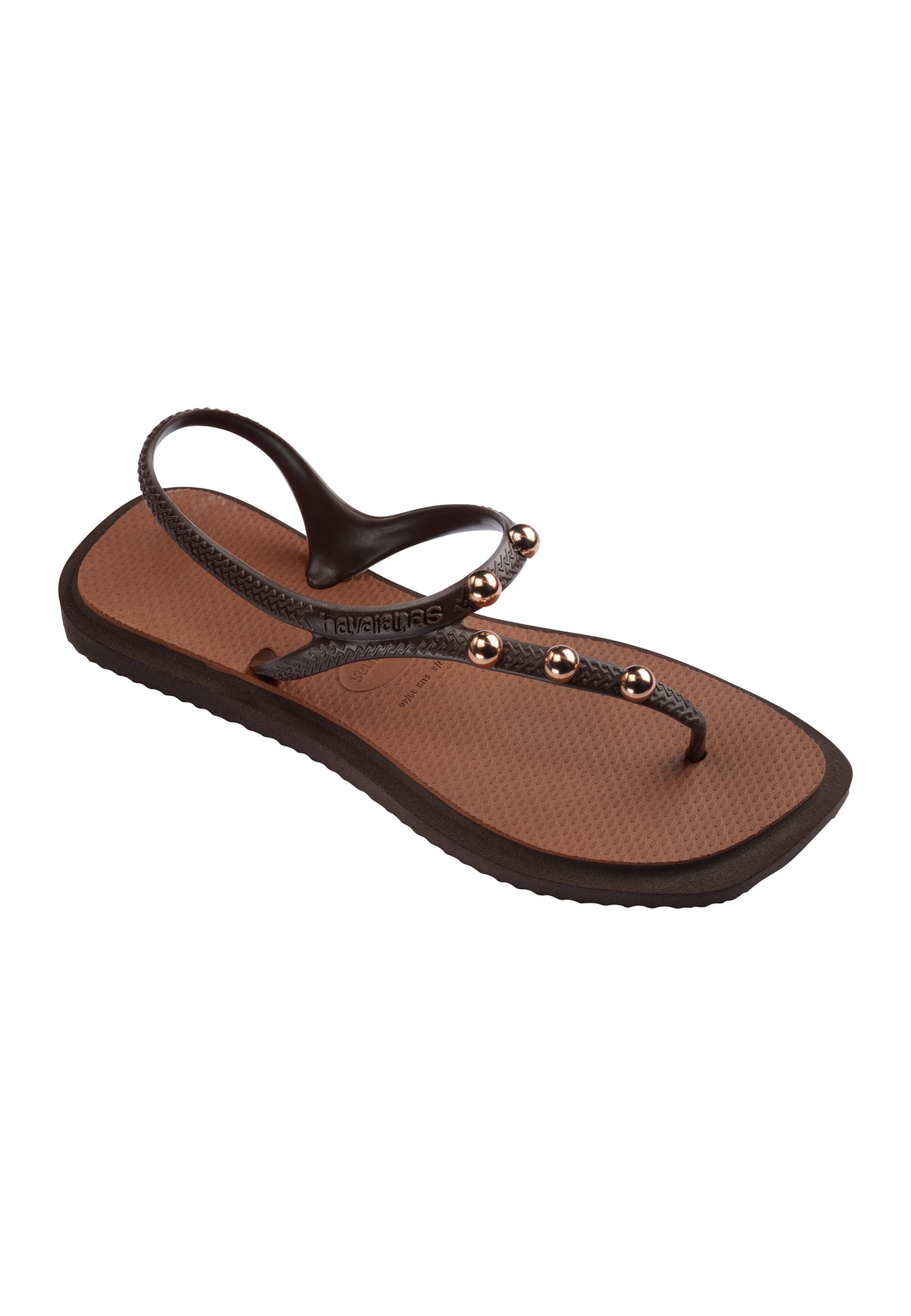 HAVAIANAS T-bar sandals 'Flash Fusion' in Brown