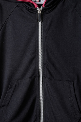 MINOTI Zip-Up Hoodie in Black