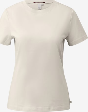 QS Shirt in Beige: voorkant