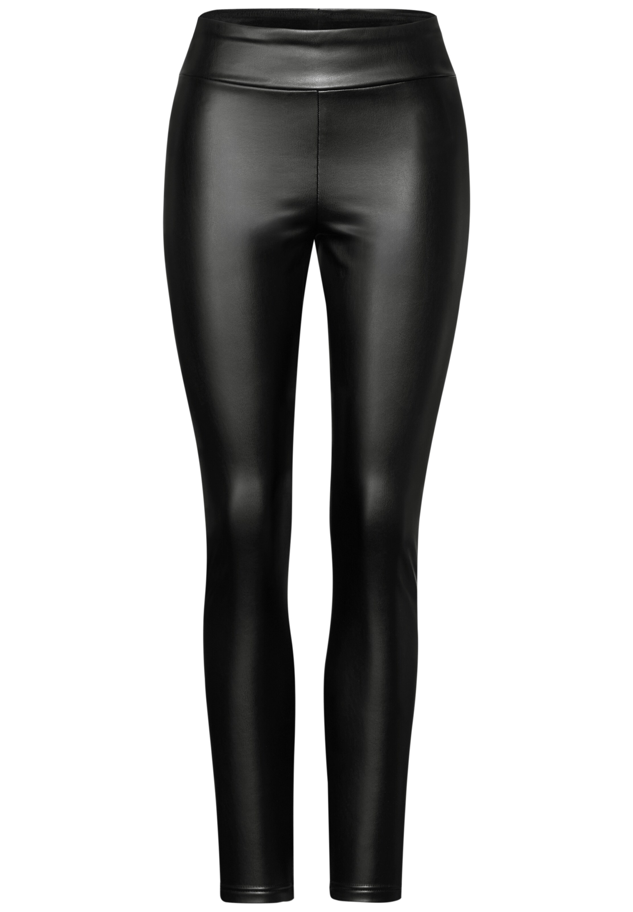 STREET ONE Skinny Leggings in Schwarz: Vorderseite