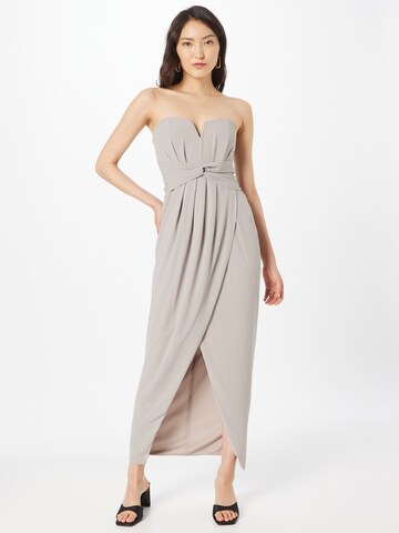 TFNC Evening Dress 'TANDY' in Grey: front