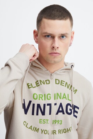 BLEND - Sudadera con cremallera en gris