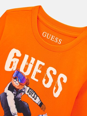 GUESS KIDS Shirt in Orange
