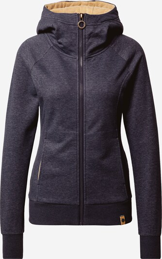 Fli Papigu Zip-Up Hoodie in mottled blue, Item view
