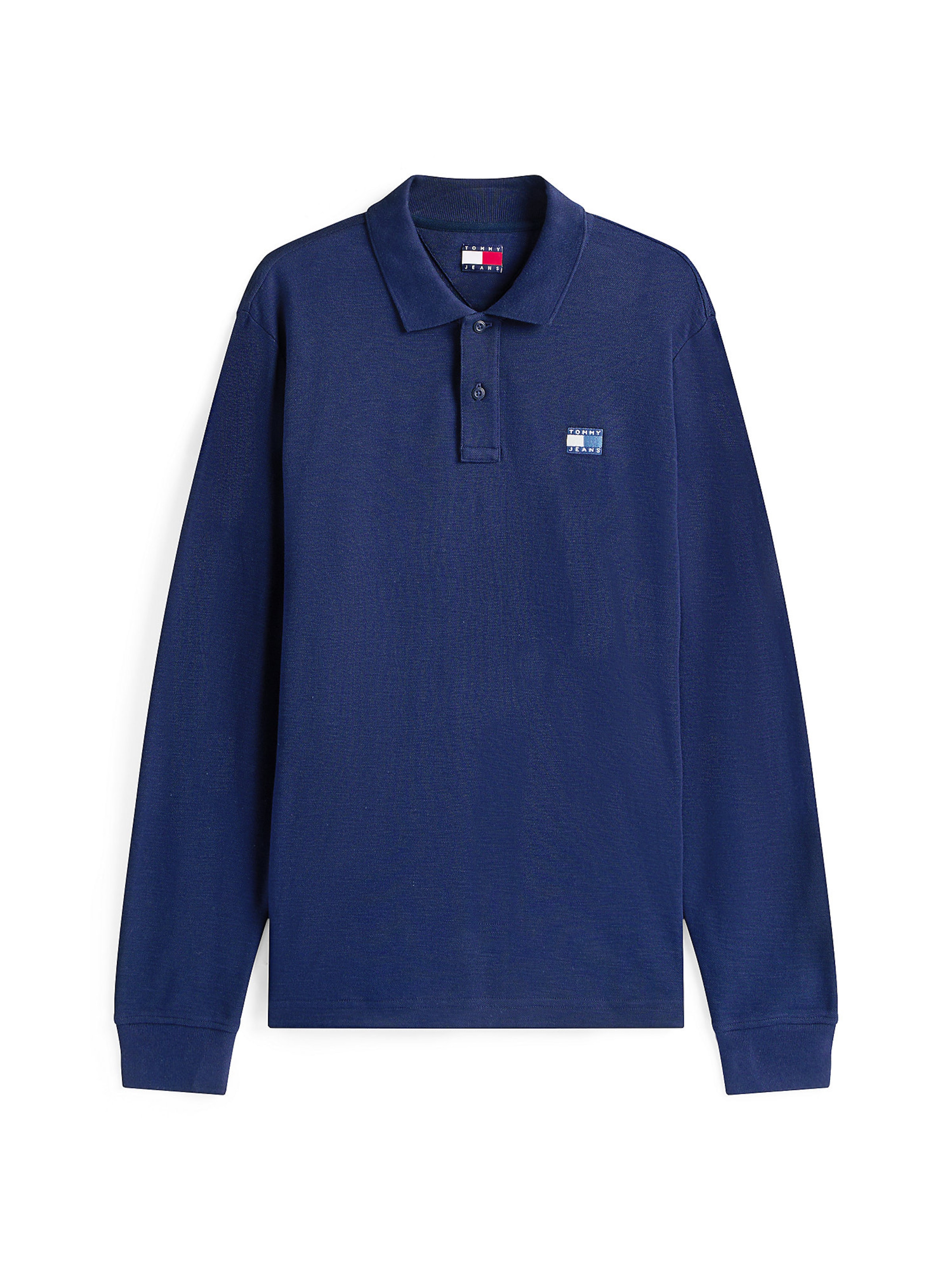 Tommy Jeans Shirt in de kleur Blauw / Lichtblauw / Wit, Productweergave