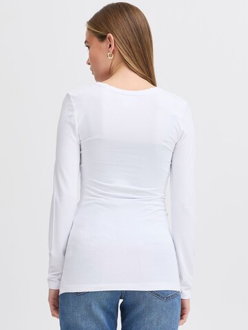 T-shirt ' IHZOLA PLAIN' ICHI en blanc