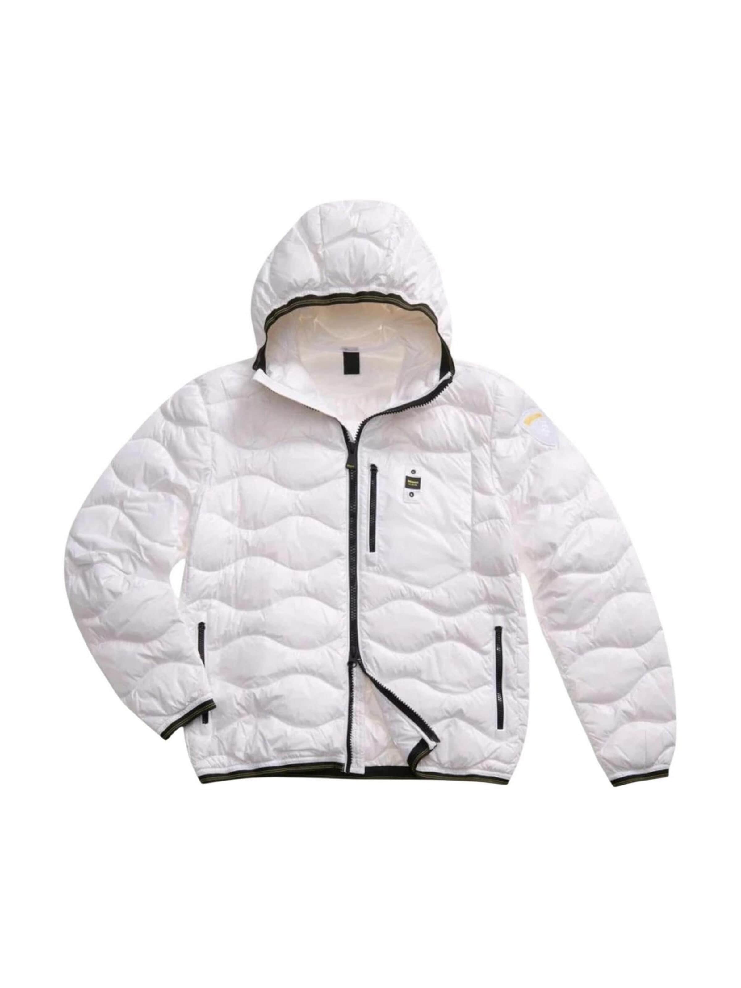 Blauer.USA Winter Coat 'WAVE 26SBLUC03177' in White: front