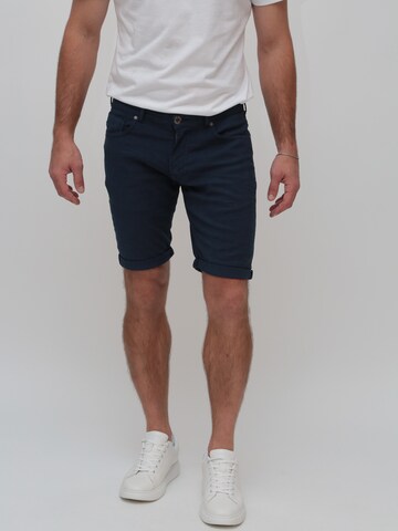 Miracle of Denim Slimfit Shorts 'Thomas' in Blau: predná strana