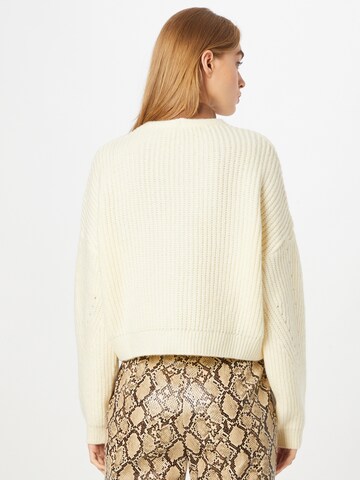 NA-KD Knit Cardigan in Beige