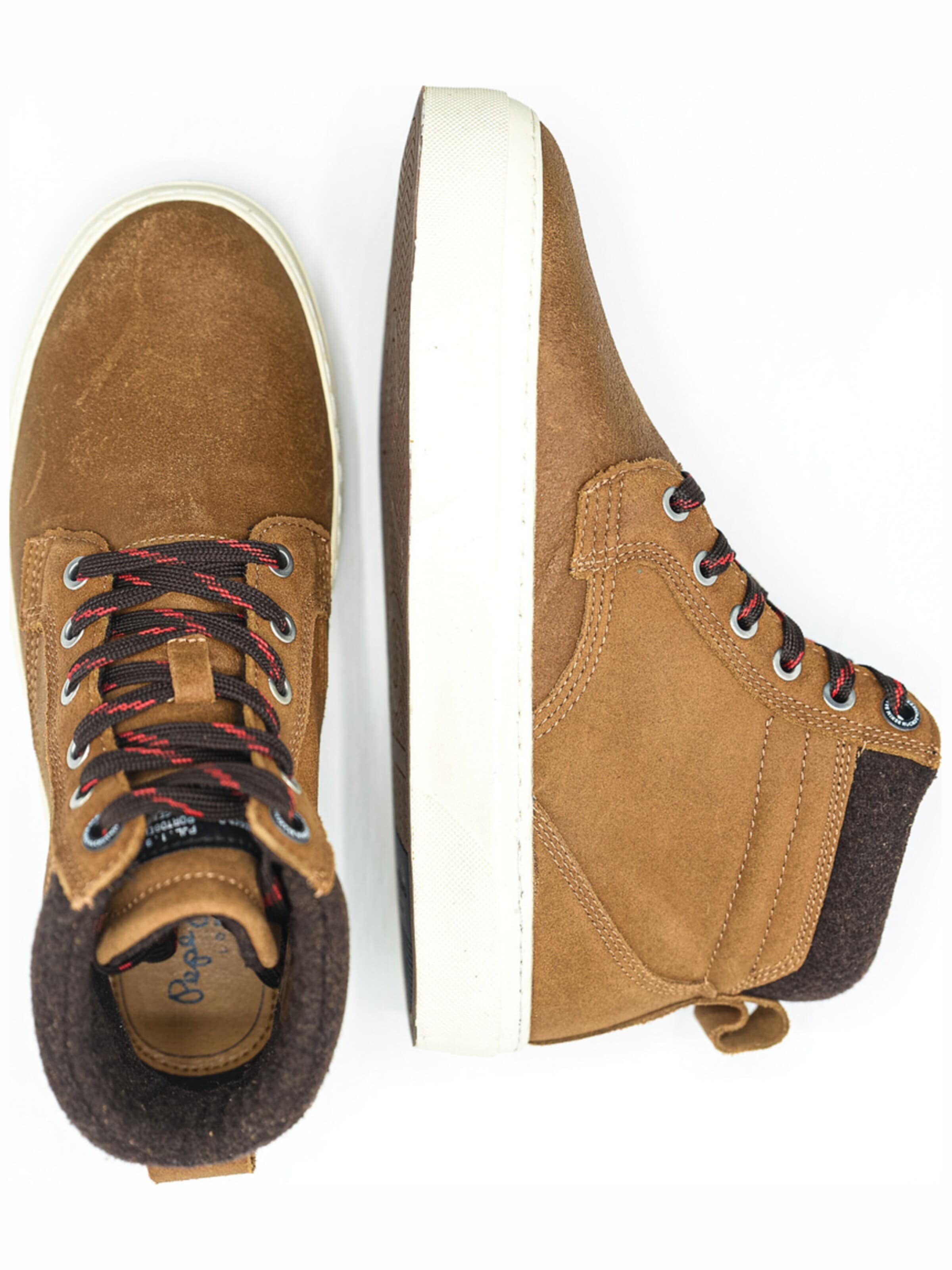 Sneaker alta 'Pepe Jeans Cognac 879' di Pepe Jeans in marrone