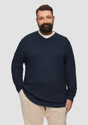 s.Oliver Pullover in Blau: Vorderseite