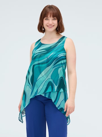 Fiorella Rubino Top‌‌ in Grün: Vorderseite