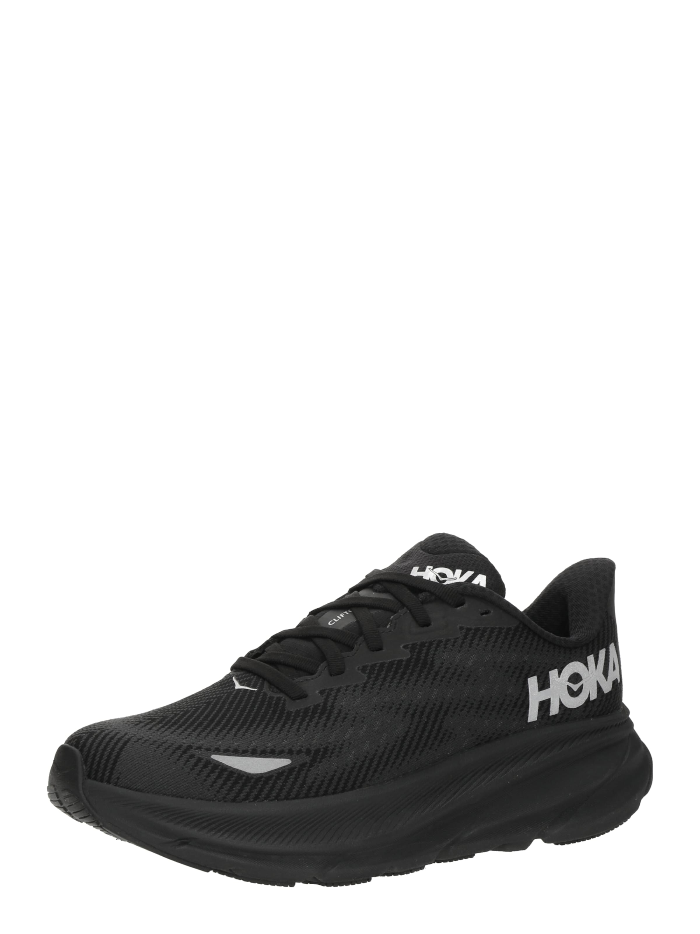 HOKA Running shoe 'CLIFTON 9' in Black: front