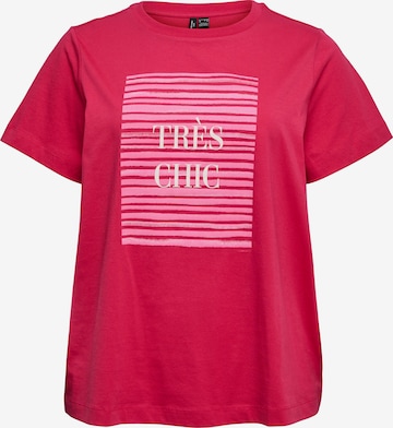 Vero Moda CurveMajica - roza boja: prednji dio