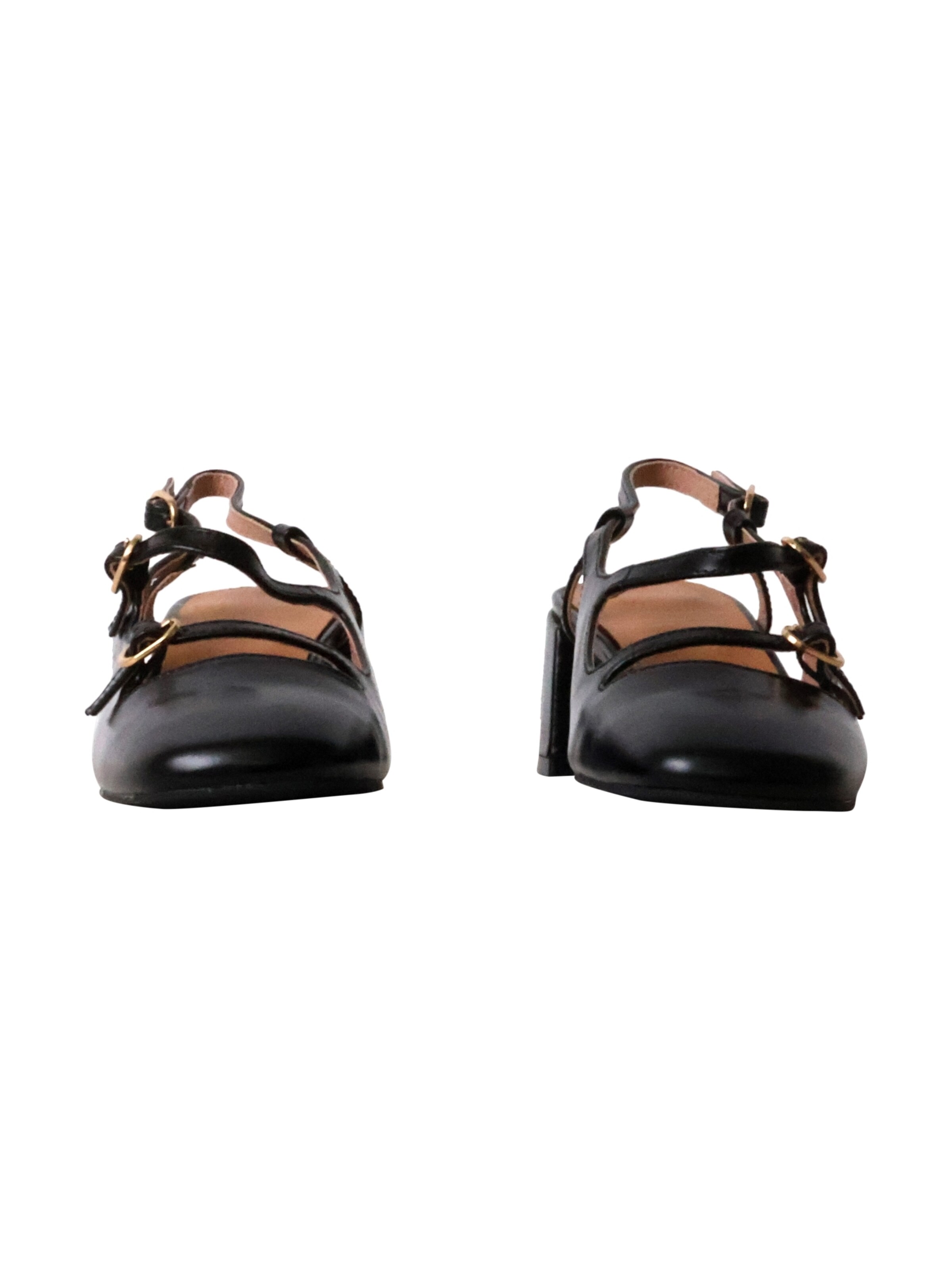 Décolleté 'Lederpumps mit Angeline-Absatz' di Emilie Karston in nero
