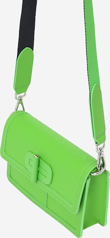 TOMMY HILFIGER - Bolso de hombro en verde: frente