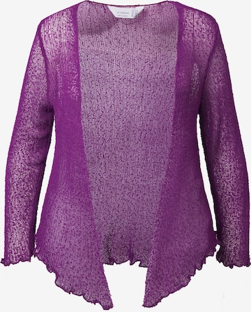 MIAMODA Strickjacke in Lila: Vorderseite
