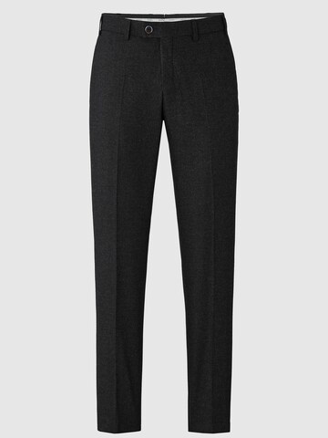 Hiltl Slim fit Chino Pants 'Tilo I - Tweed Wool' in Grey: front