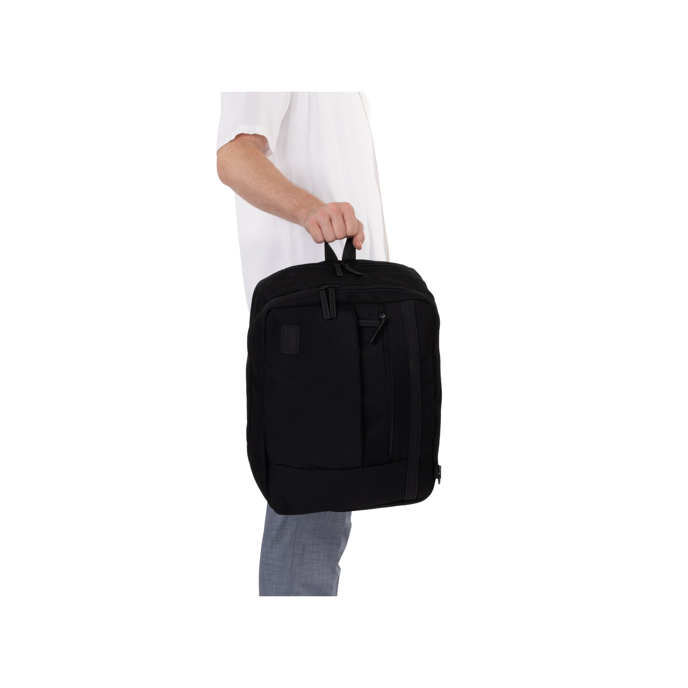 Sac d’ordinateur portable 'H5200' Rieker en noir : devant
