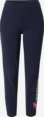 Superdry Trousers in Blue: front