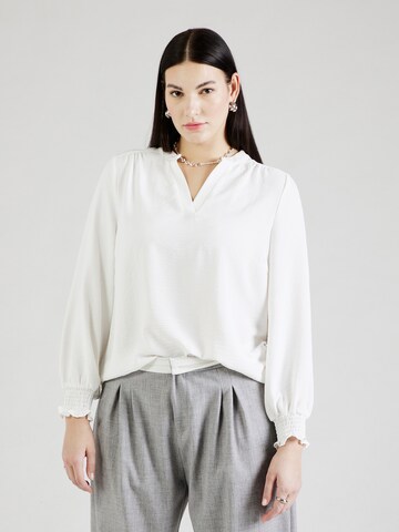 ONLY Carmakoma Blouse 'CARMetta' in Wit: voorkant