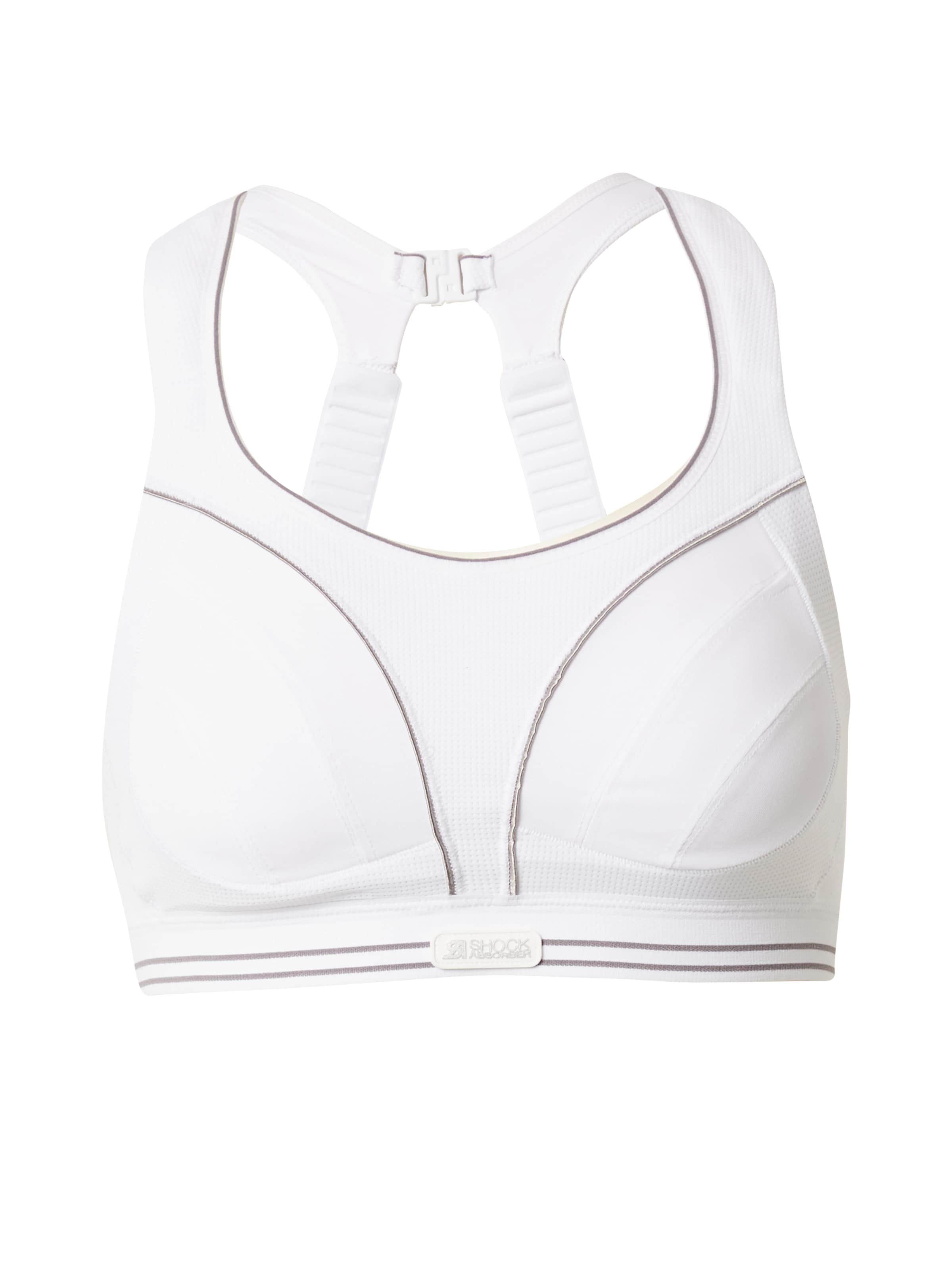 Bustier Soutien-gorge de sport 'Run' SHOCK ABSORBER en blanc : devant