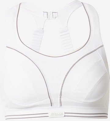 SHOCK ABSORBER Sports Bra 'Run' in White: front