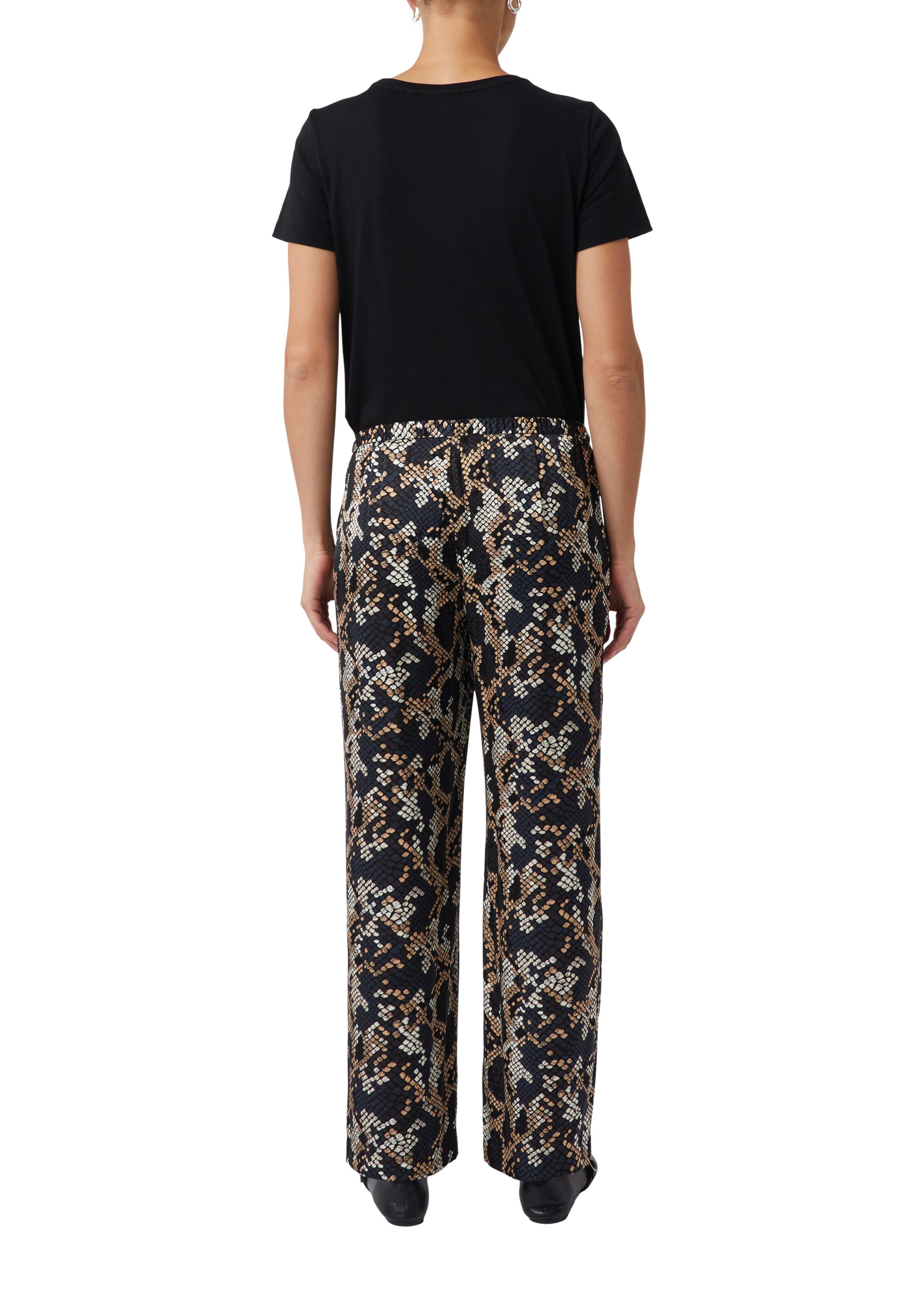 Regular Pantalon COMMA en gris