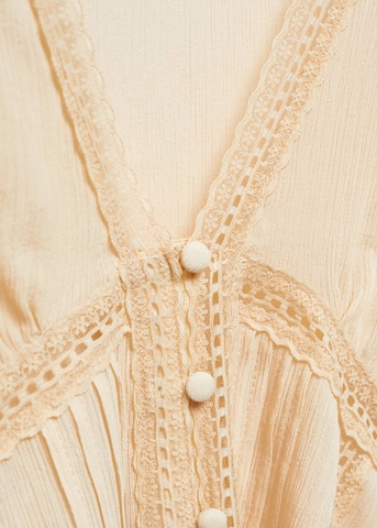 MANGO Blus 'Diana' i beige