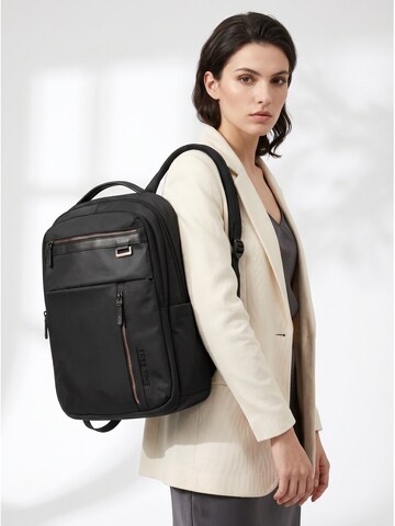 Zaino 'Zaino Coveri Collection poliestere con zip' di Coveri Collection in grigio