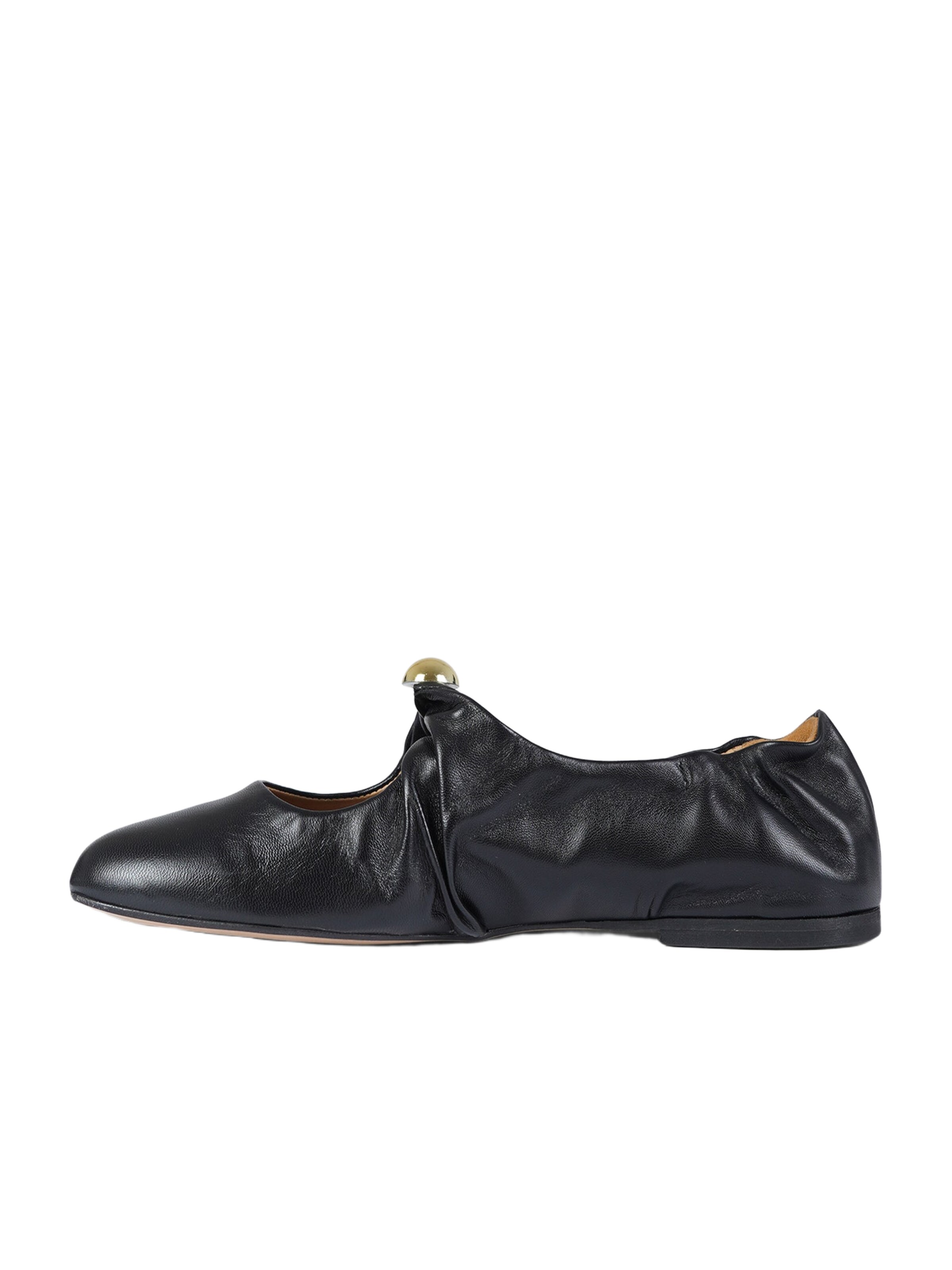 GISEL MOIRE Ballerinas in Schwarz: Vorderseite